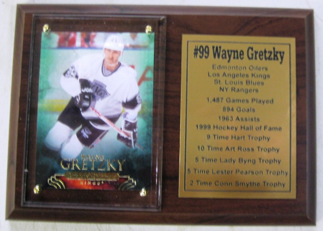 Hockey Sports Card Plaque